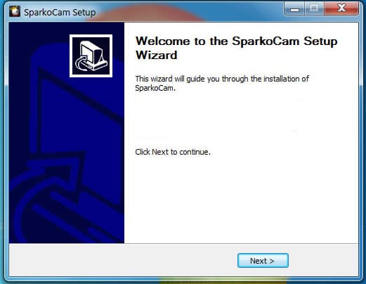 SparkoCam Setup SparkoCam Setup