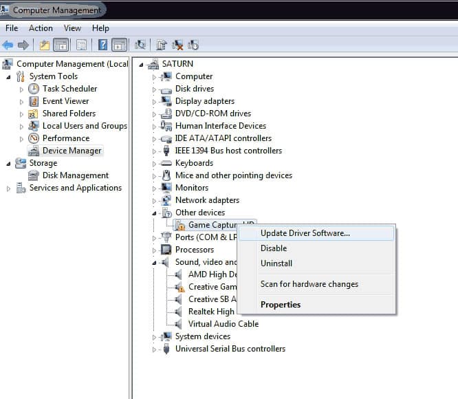 Update Driver Software Update Driver Software