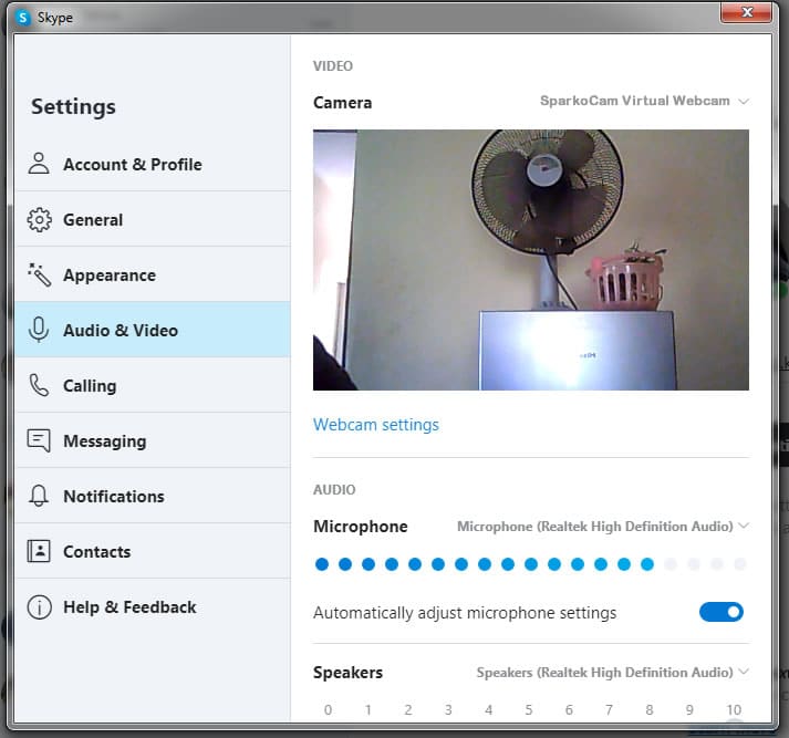 SparkoCam Virtual Webcam SparkoCam Virtual Webcam