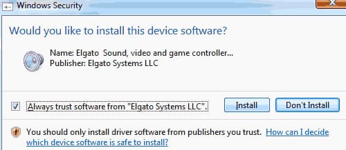 require permission to install drivers require permission to install drivers