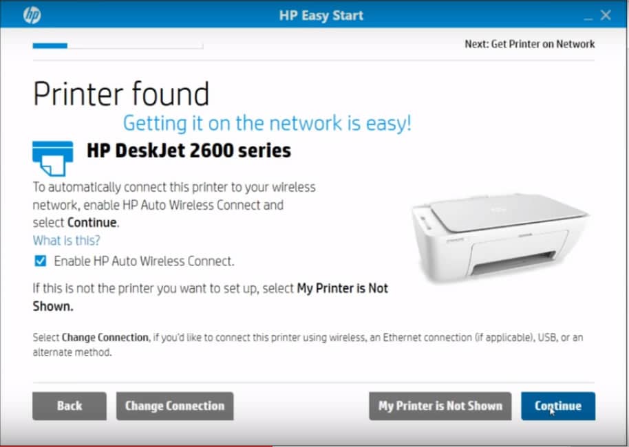 Enable HP Auto Wireless Connect Enable HP Auto Wireless Connect