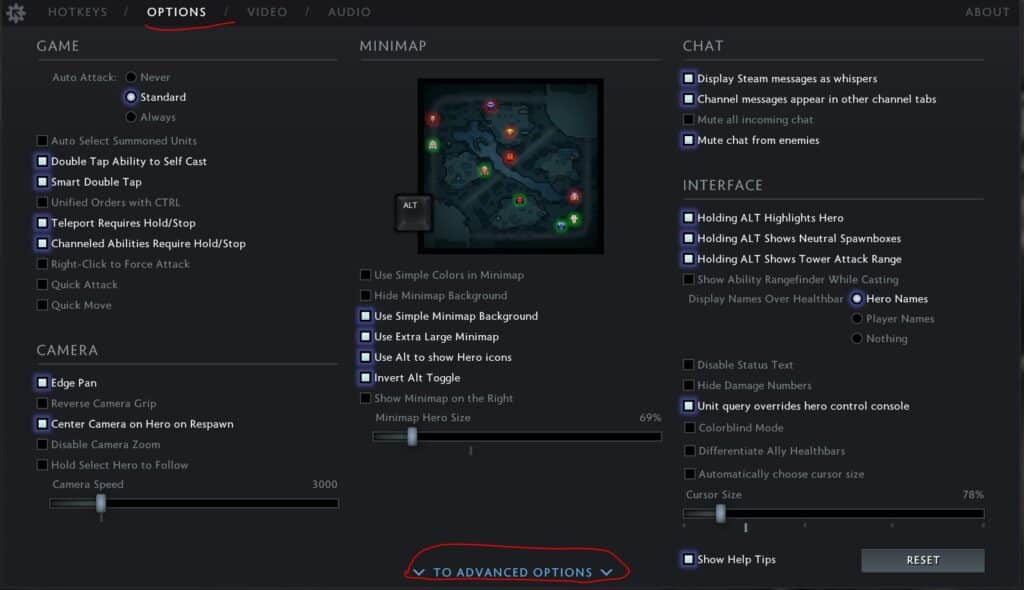 Go into Advanced Options. Go into Advanced Options.