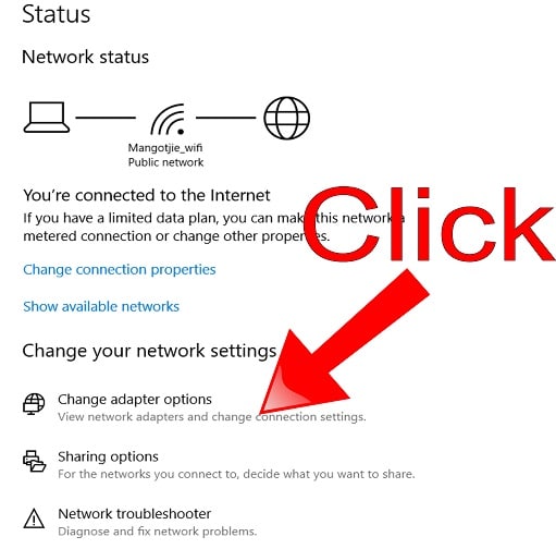 router adapter settings