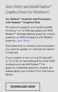 AMD Radeon Update tool AMD Radeon Update tool