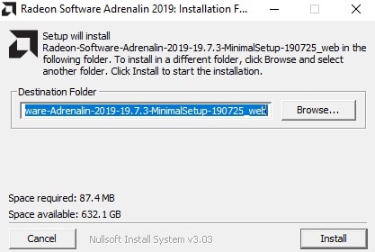 Install the application Install the application