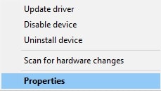 Click Properties Click Properties