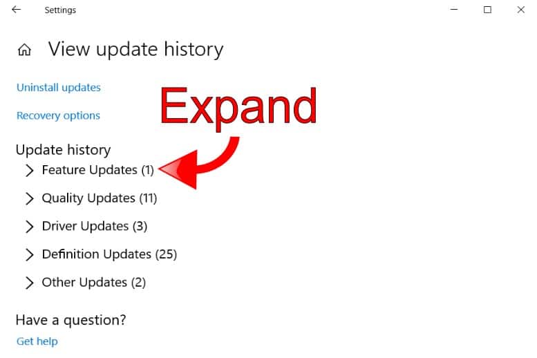 Feature Update Feature Update