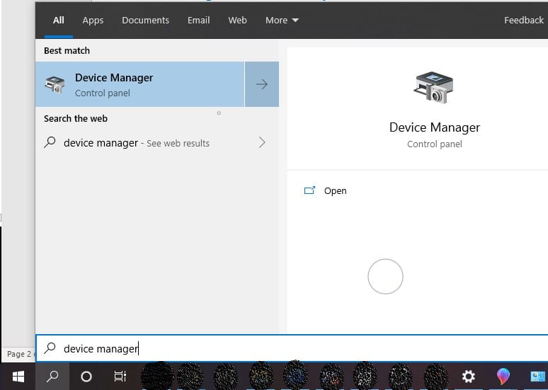 Open Device Manager Open Device Manager