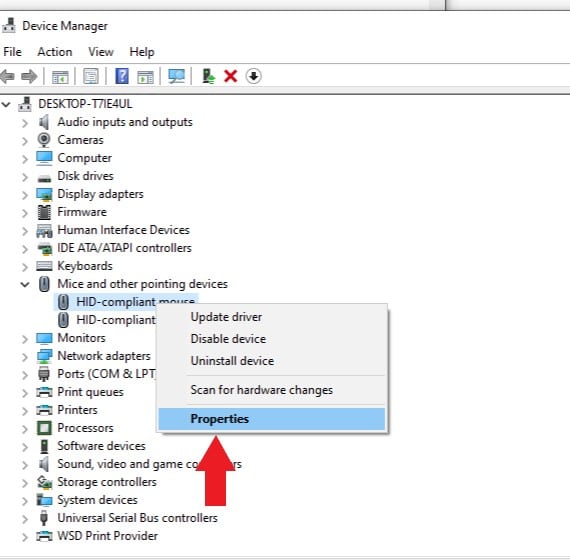 Select Properties Select Properties