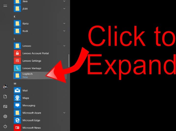Find Logitech Folder Find Logitech Folder