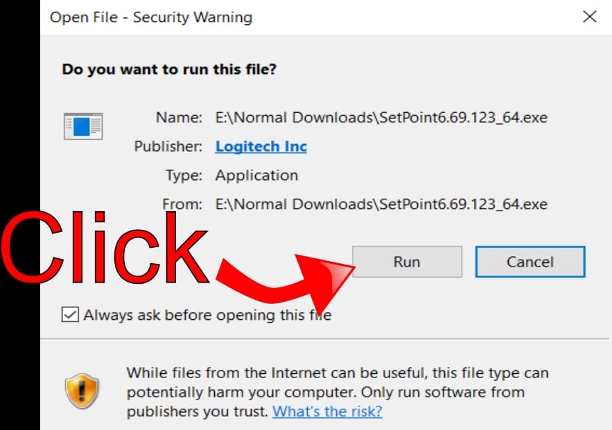 Run SetPoint Installation Run SetPoint Installation