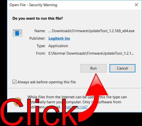 Start Firmware Update Tool Start Firmware Update Tool