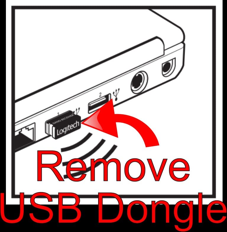 Remove USB Dongle Remove USB Dongle