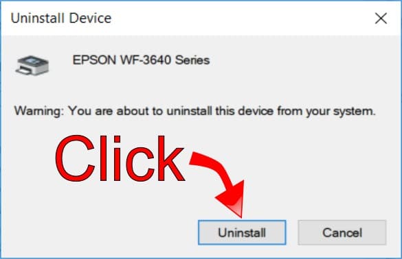 Confirm Uninstall Confirm Uninstall