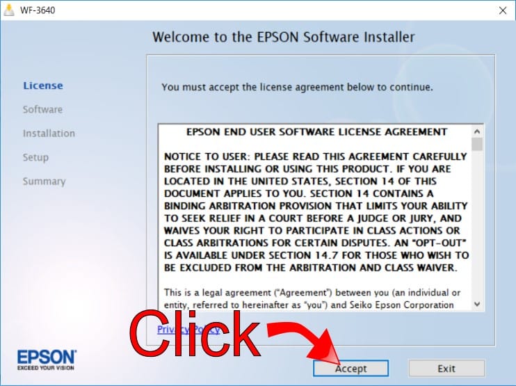 Accept License Agreement Accept License Agreement