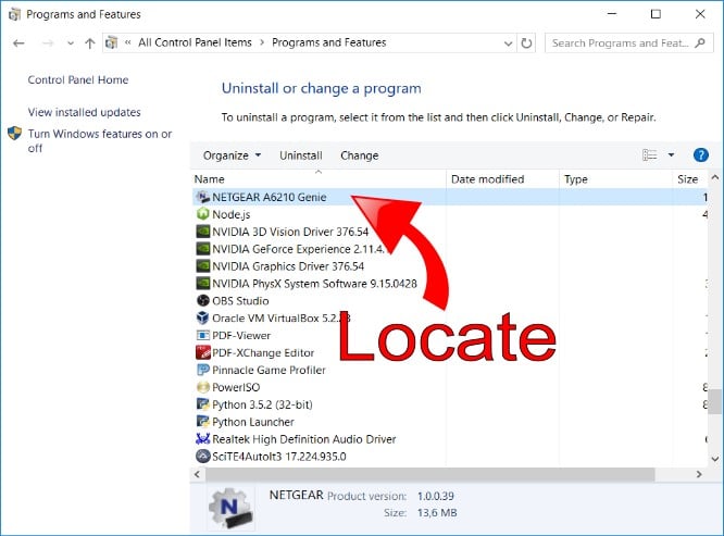 Locate Netgear A6210 Genie Software Locate Netgear A6210 Genie Software