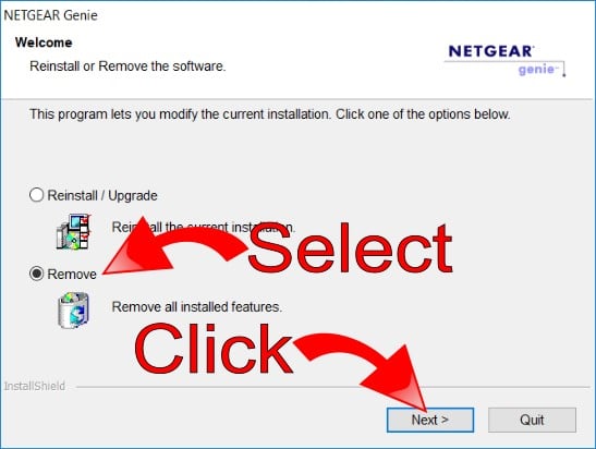 Uninstall Netgear Genie Uninstall Netgear Genie