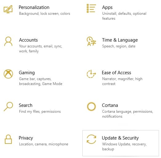 Update & Security Update & Security