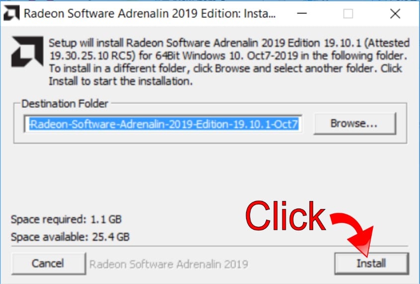 Accept Default Folder to Start Installation Accept Default Folder to Start Installation