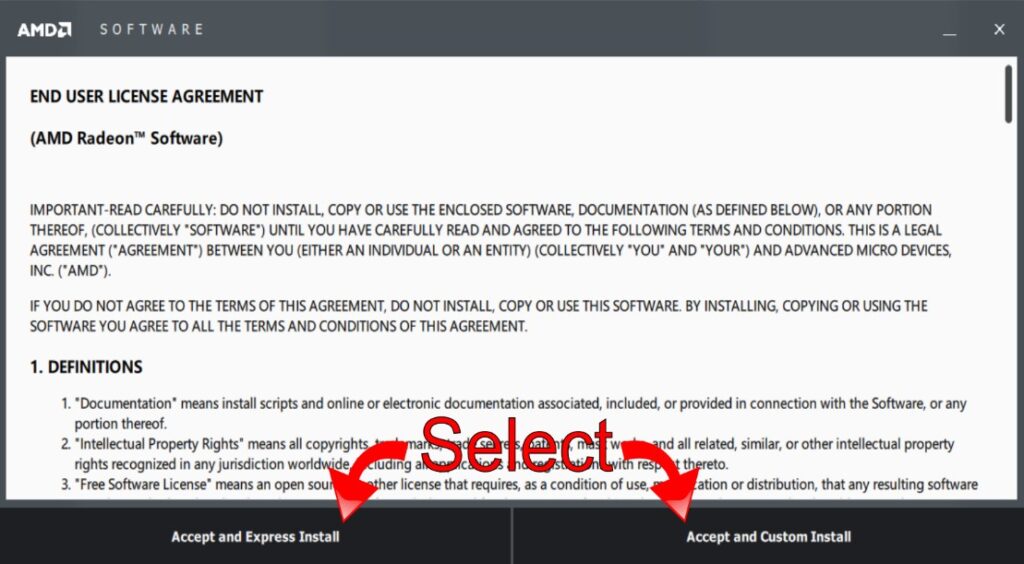 Accept End User License Agreement and Install Accept End User License Agreement and Install