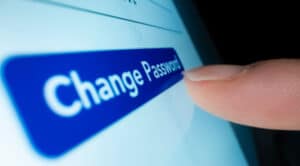 facebook password change