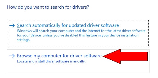 select update driver software select update driver software