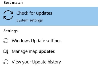 Check for updates Check for updates