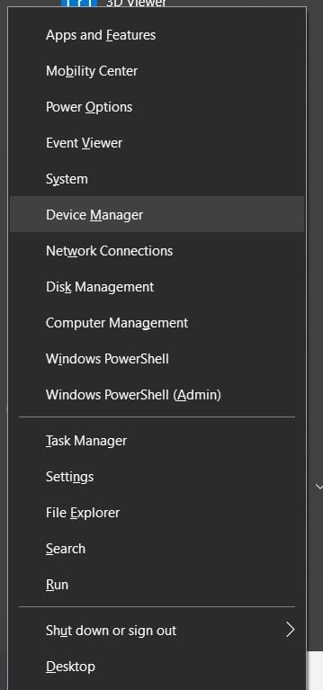 select Device Manager select Device Manager