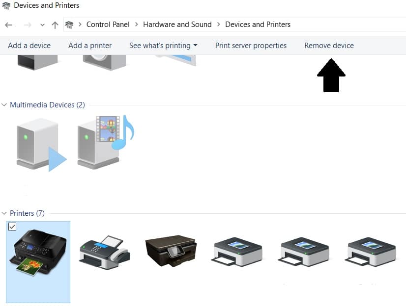 remove the device remove the device