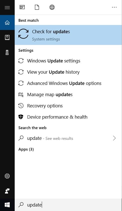 check for updates check for updates
