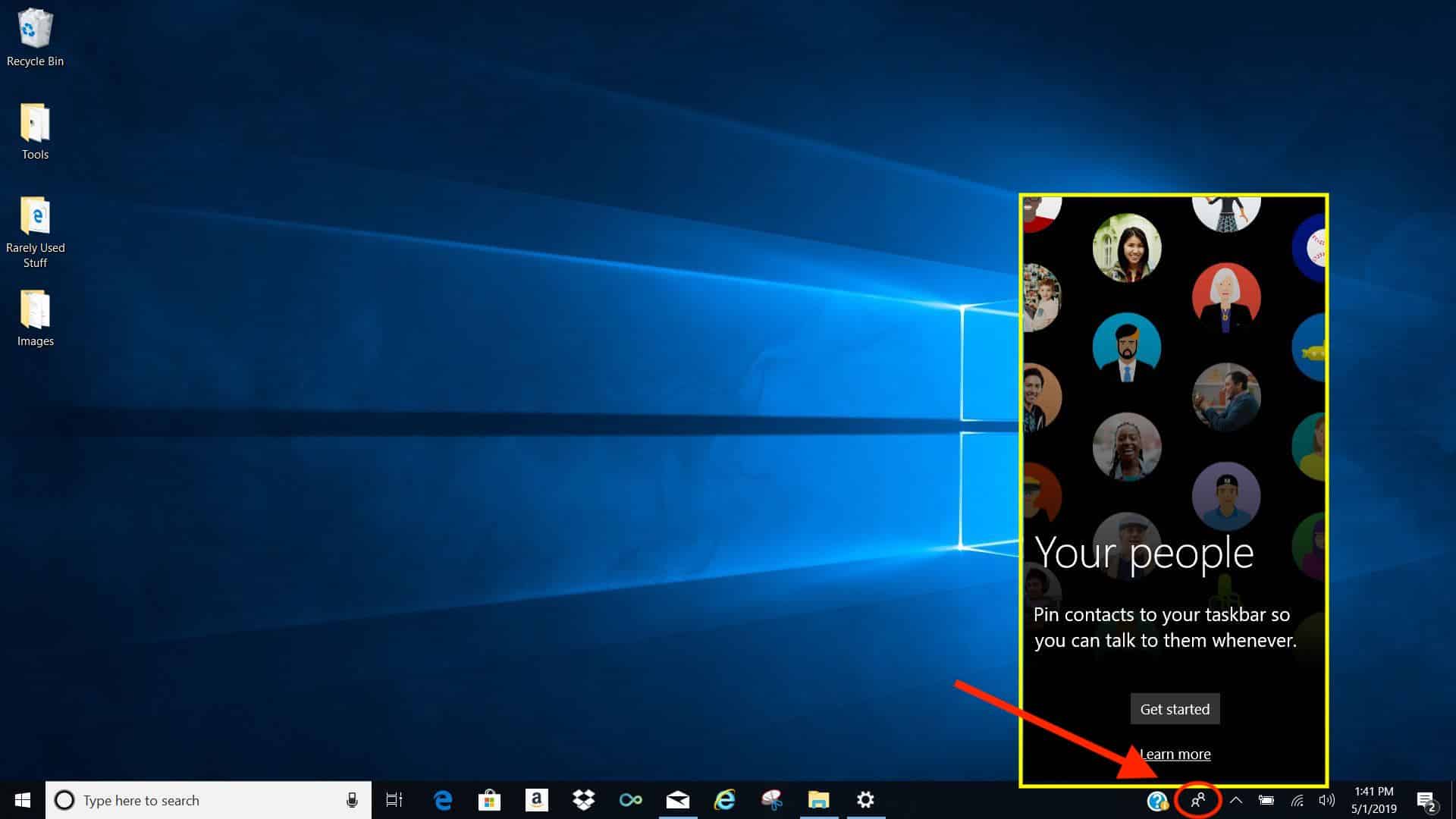 pin contacts to task bar pin contacts to task bar