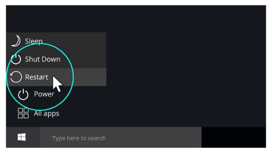 restart computer