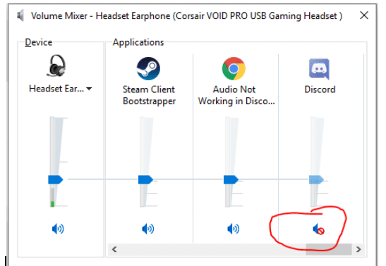 audio discord issue
