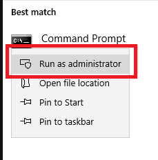 command prompt admin