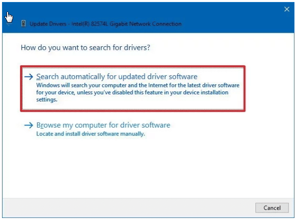 search for outdated drivers Driver Search