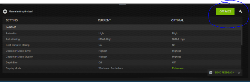 GTA game settings optimize game settings