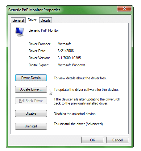 monitor properties monitor properties