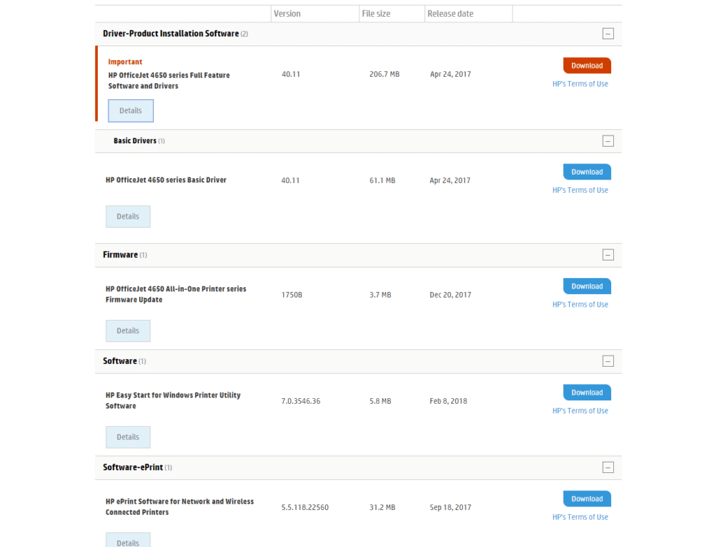 HP Driver Download Example HP Driver Download Example