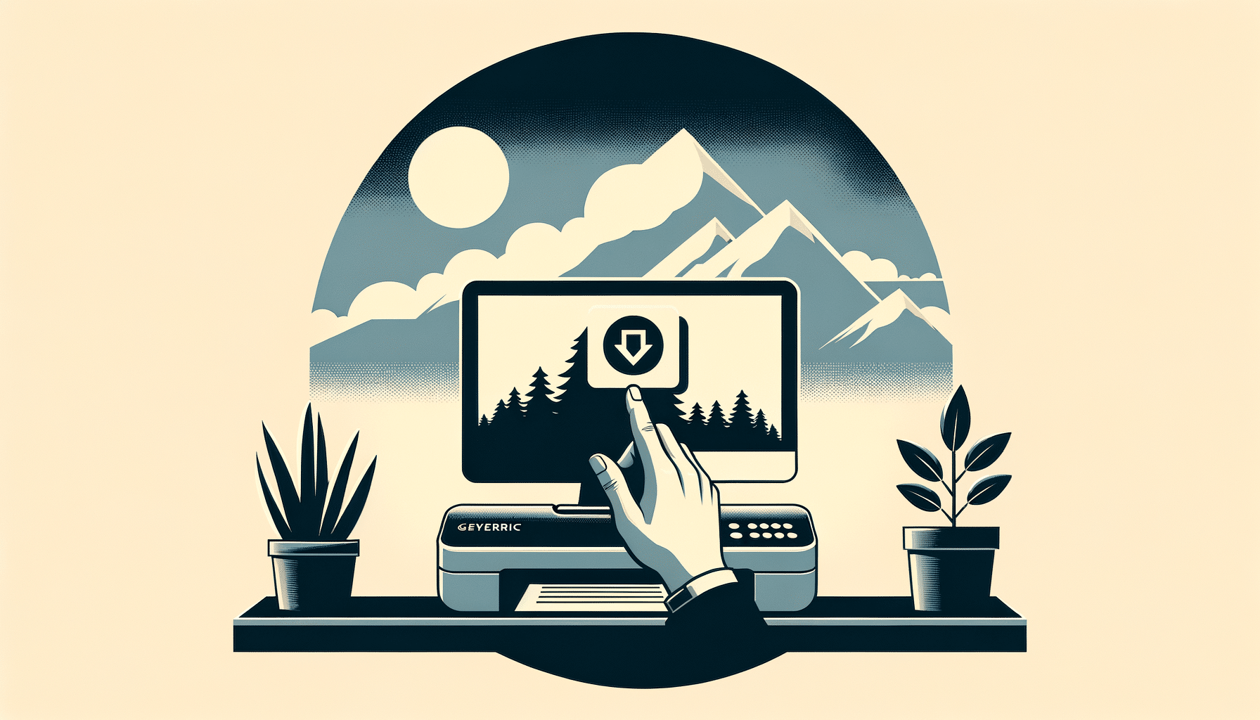 Downloading Canon MG2900 driver on computer with visible download button