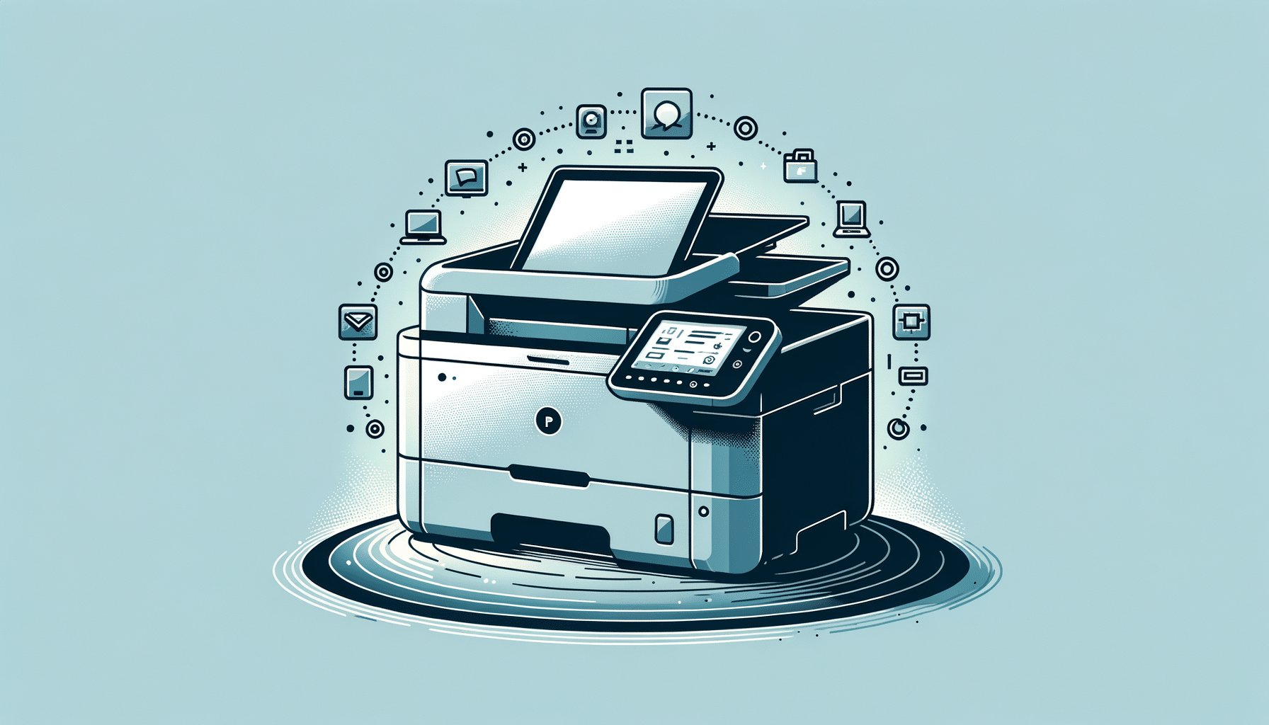 Canon MG2900 printer with symbol of automatic driver updates by DriverSupport