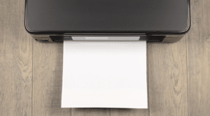 Printer printing blank pages