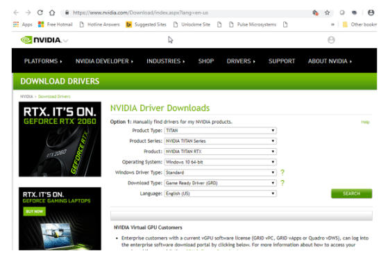 find nvidia driver find nvidia driver