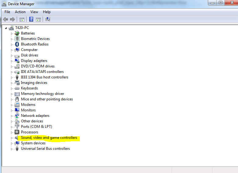 sound device manager sound device manager