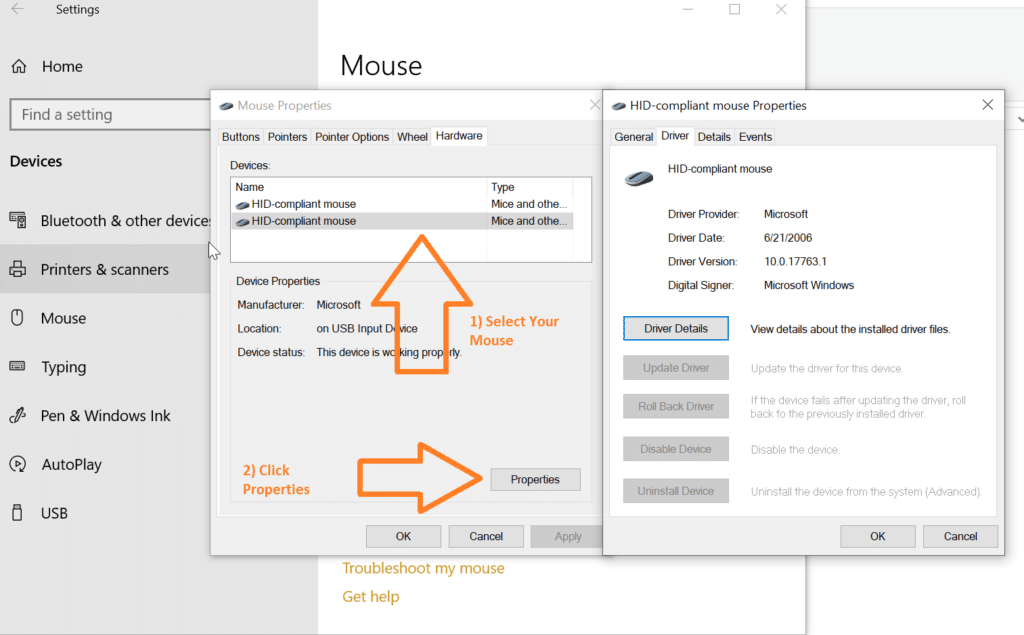 Windows 10 Mouse Properties Windows 10 Mouse Properties