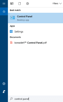 reset laptop speakers pc control panel